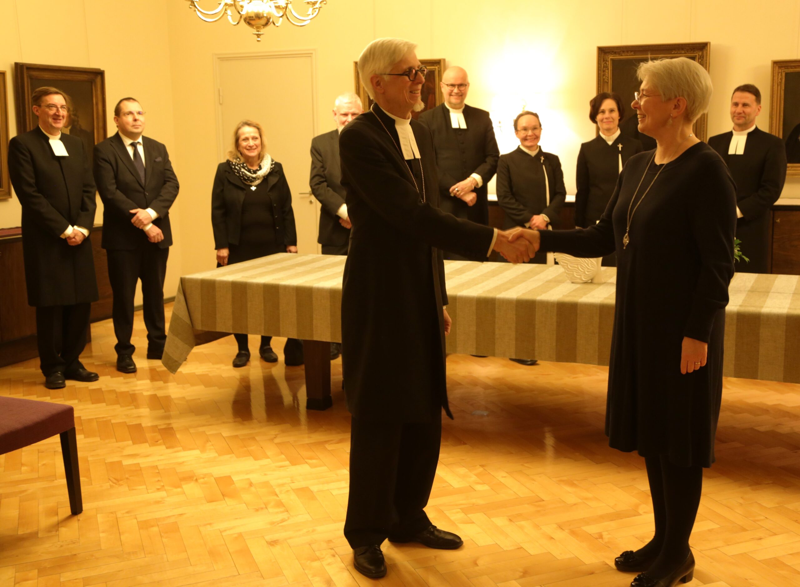 Piispa Matti Repo ja Susanna Lohiniemi